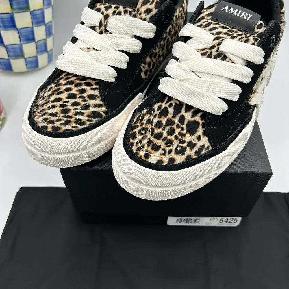 Men's Amiri  leopard  Sunset low top sneakers size 45